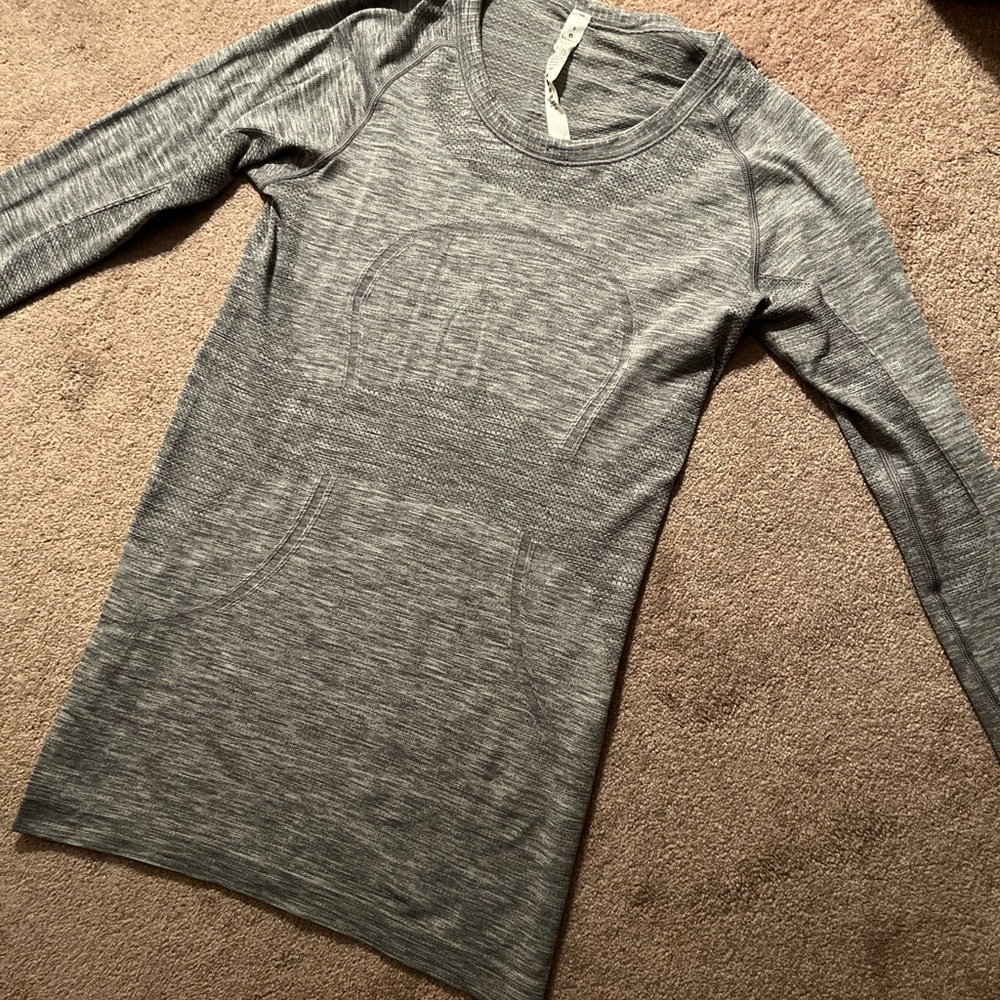 swiftly tech long sleeve shirt waist length lululemon